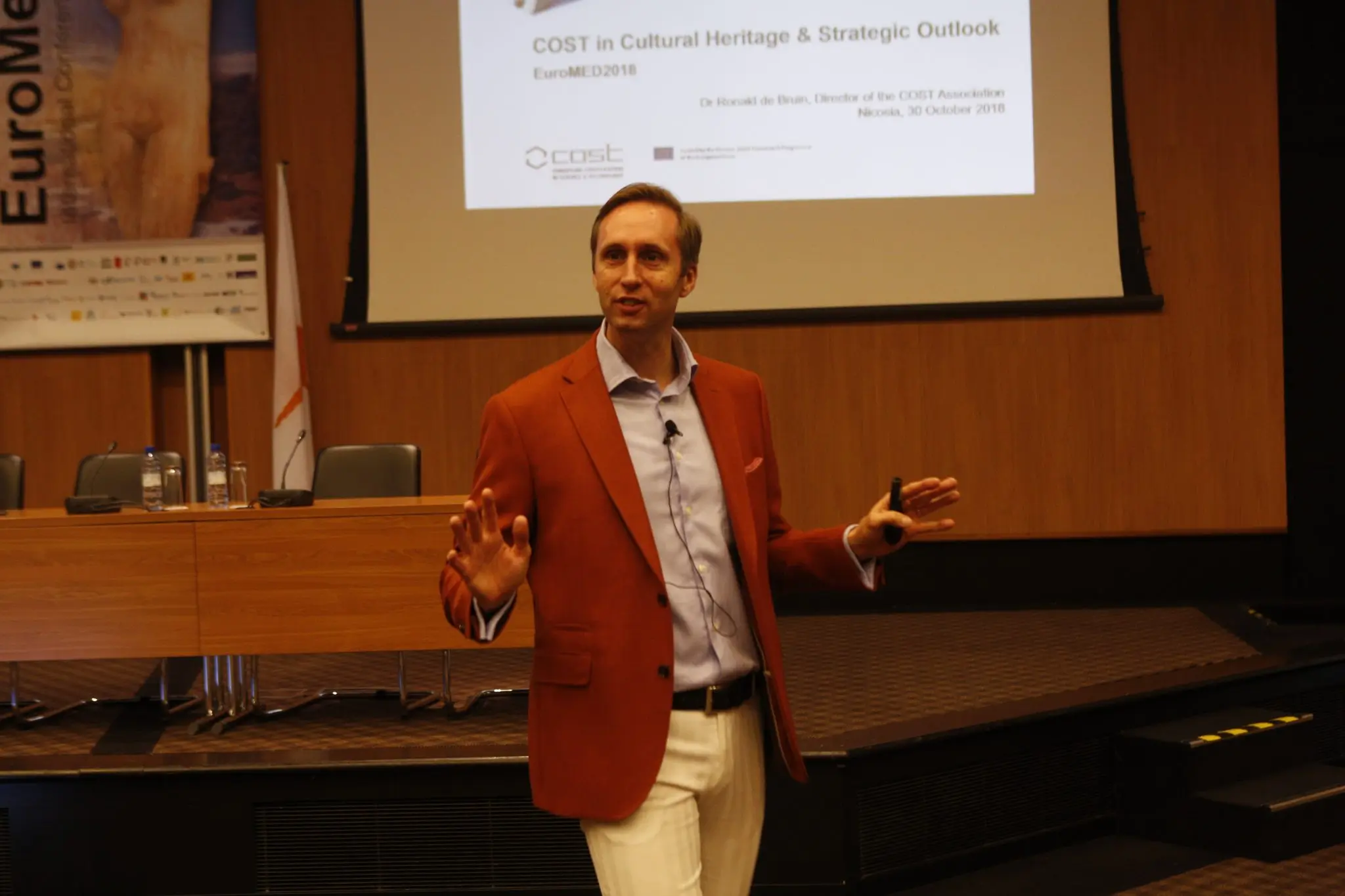 COST Director Ronald de Bruin at EuroMED 2018
