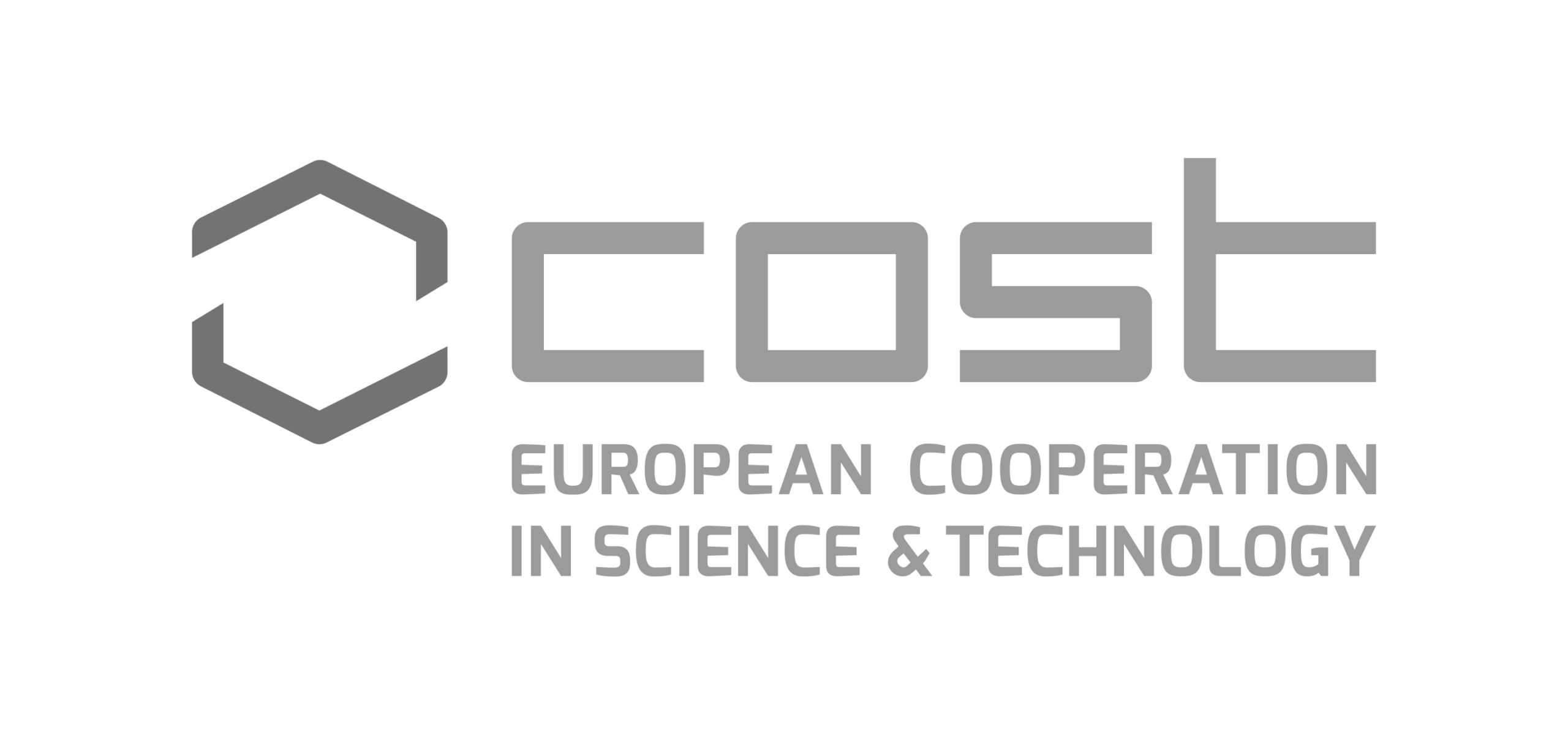 COST Association Logo in grey on a white background