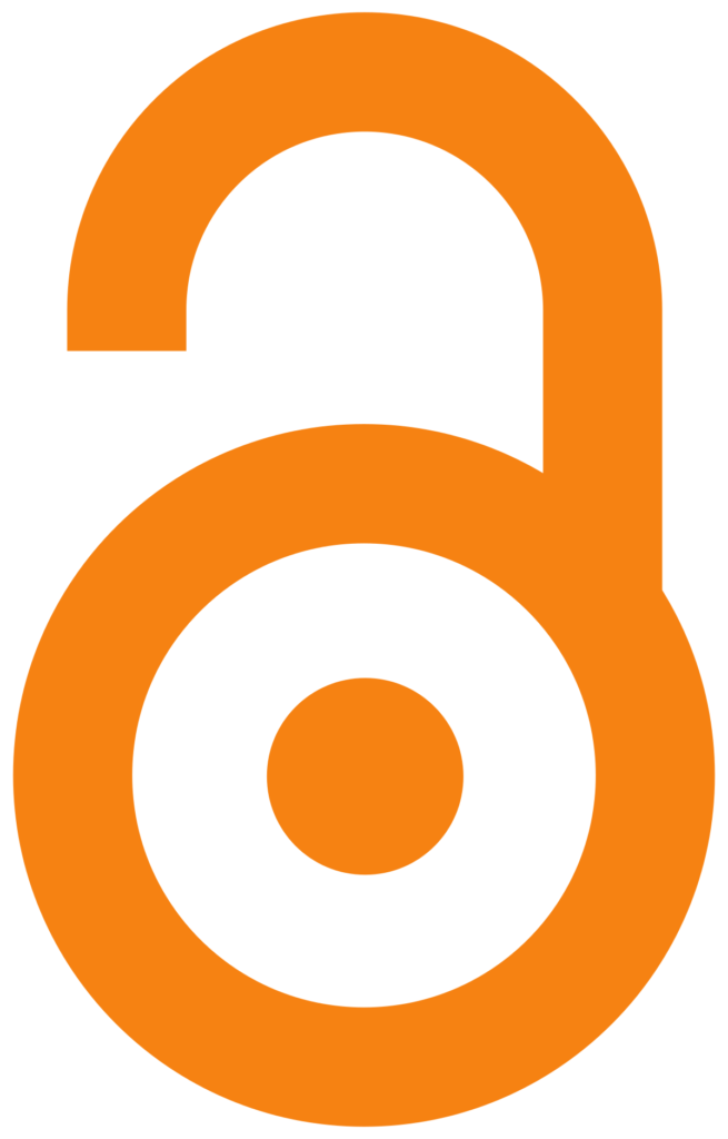 Orange open padlock