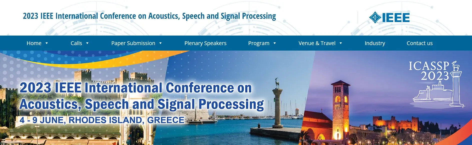 2023 IEEE International Conference on Acoustics, Speech, and Signal Processing (ICASSP 2023)