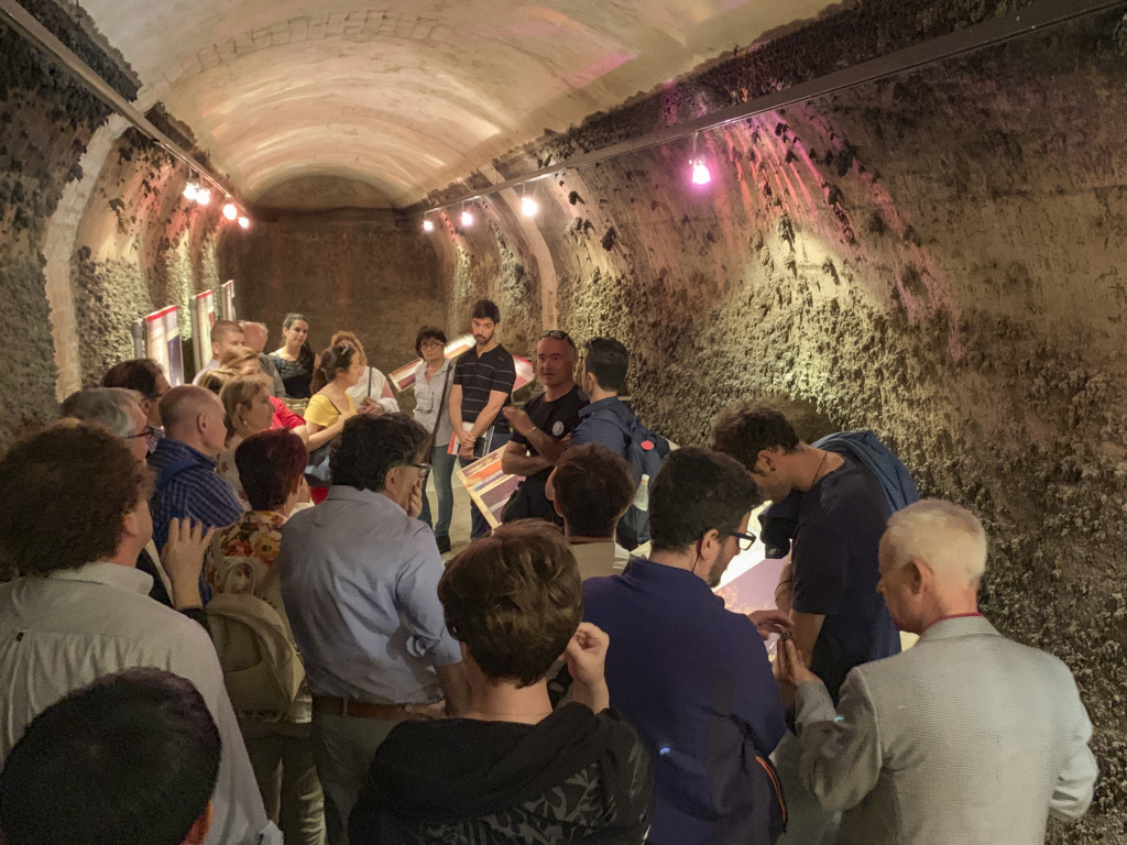 Underground4value group in a underground tunnel