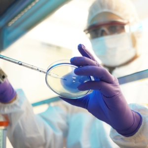 photo of a scientist in a laboratory