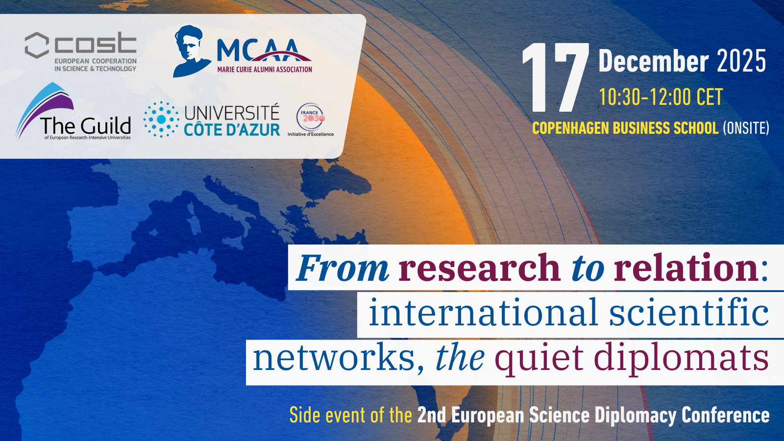 From research to relation: international scientific networks, the quiet diplomats