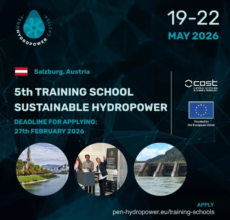 4th Training School on Sustainable Hydropower