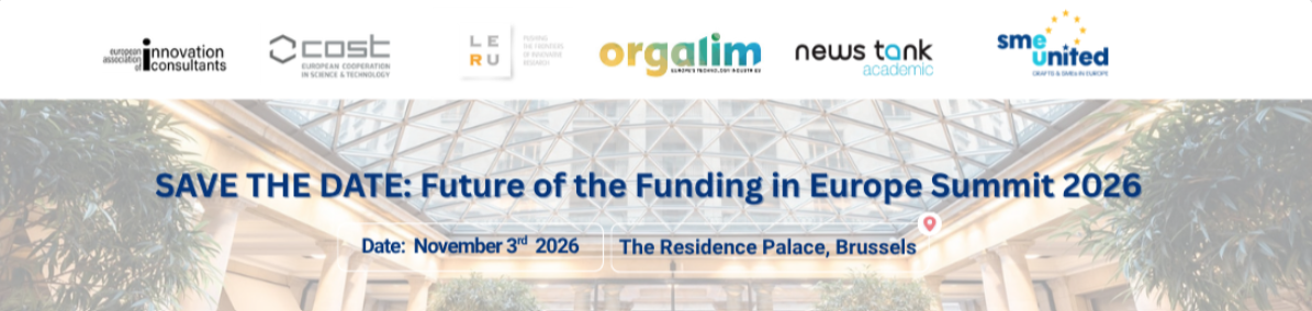 EAIC SUMMIT 2026 - Future of Funding in Europe