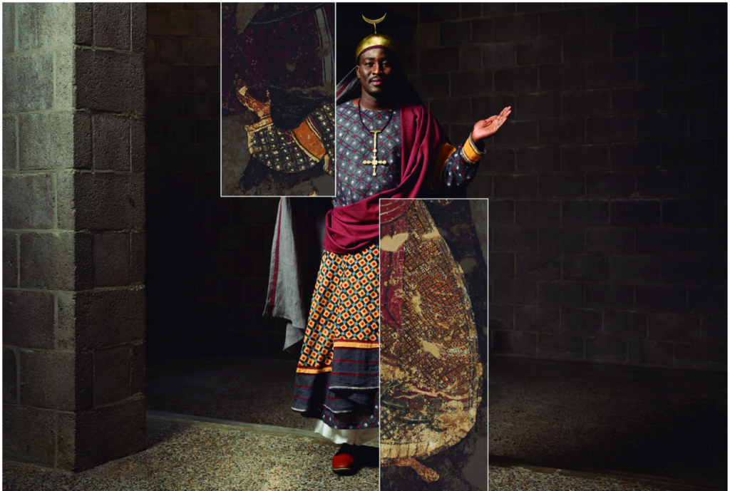 Medieval Nubian Costumes of Power on the Spotlight in the Louvre Museum, ©Paulina Matusiak & Eddy Wenti