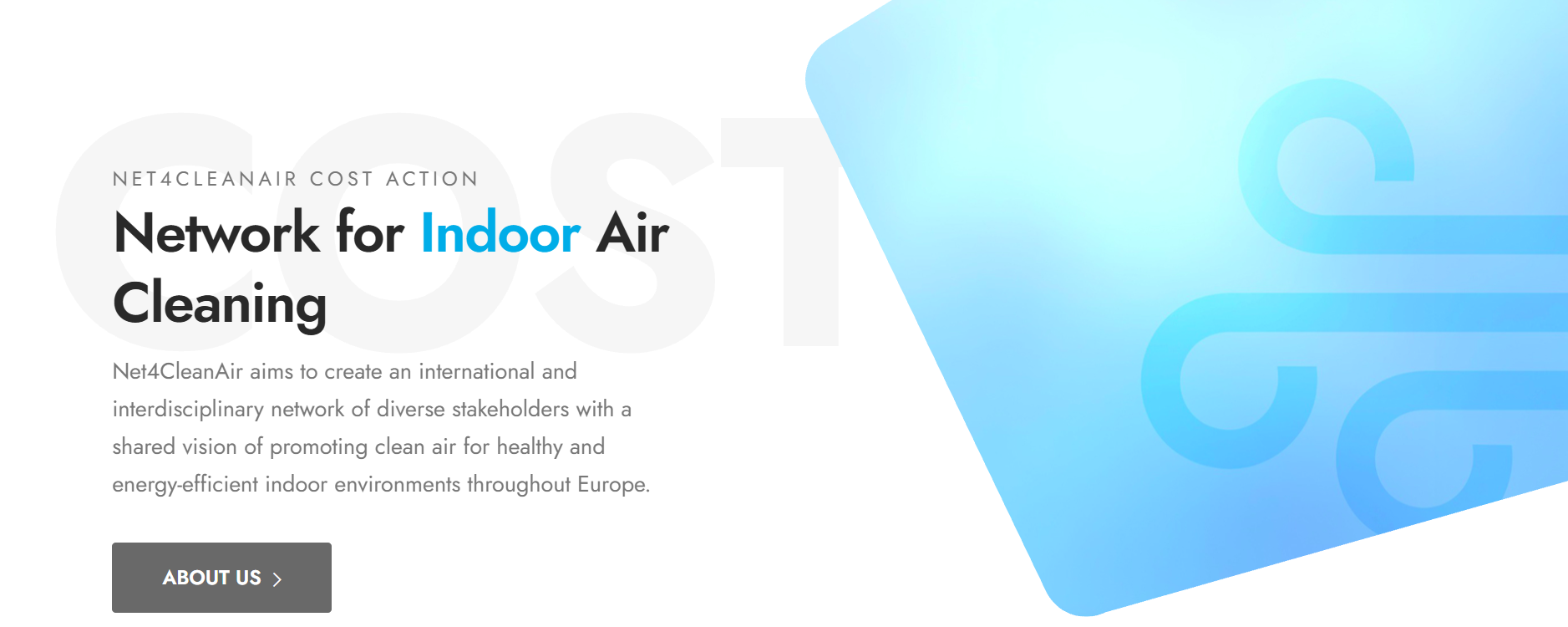 Network for Indoor Air Cleaning Net4CleanAir COST Action